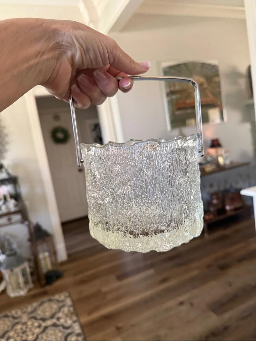Vintage Iittala “Seita” Textured Glass Sculptural Vessel – Mid Century Modern
